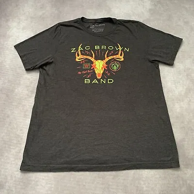 2019 Zac Brown Band The Owl Tour Shirt Size XL Country Music Band Tee Deer Skull • $19.50