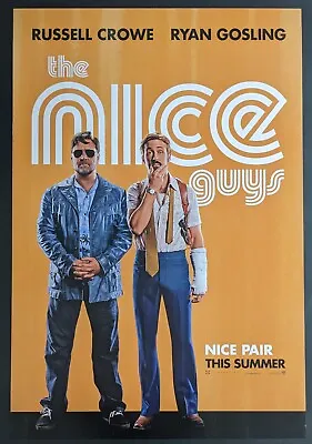 The Nice Guys 2016 Original 27x40 Movie Poster D/S Rolled Ryan Gosling • $19.99