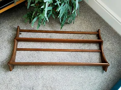 Vintage Retro Mid Century Ercol Wall Hanging Plate Rack • £59.99