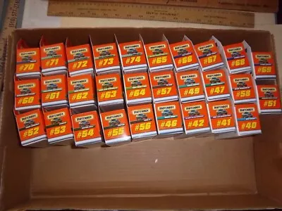 Lot Of 26 Matchbox Boxed MATTEL WHEELS 1998 #40 To 74 • $29.95
