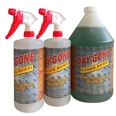 Oxy-Gone Rust Remover & Metal Treatment / 1 Gallon Combo • $35.99