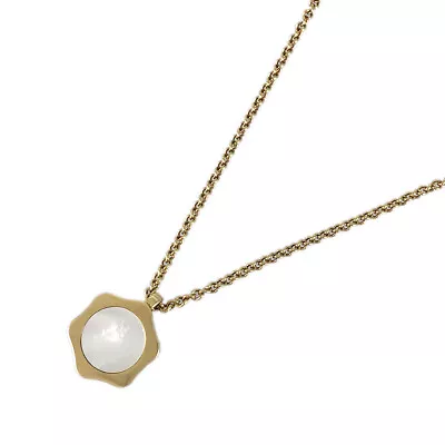 MONTBLANC Yellow Gold Shell Necklace • $896