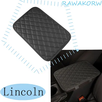 1x Lid Car Center Console Box Protector Mat Trim Armrest Cover Black For Lincoln • $3.99