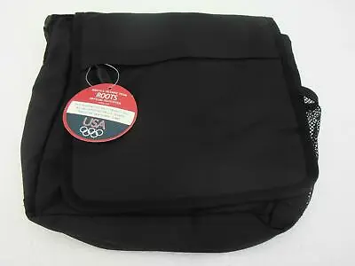 2004 USA Olympic Team ROOTS Bank Of America Black Messenger Bag NEW With Tags • $19.99