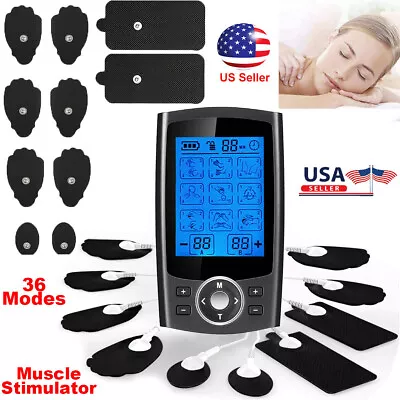 Tens Unit Muscle Stimulator Machine Pulse Massager Therapy Pain Relief 36 Modes • $22.59