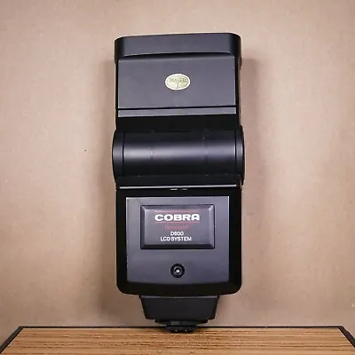 Cobra D600 Dedicated LCD System Flash Gun - See Description • £10