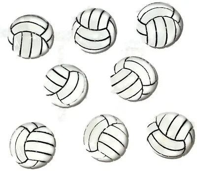 VOLLEYBALL Sport MAGNET Set Of 8 Handmade Decorative Office Board Tacks • $12.99