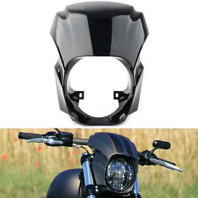Motorcycle Front Headlight Fairing Cover Mask Fit Harley Softail Breakout 18-22 • $38.37