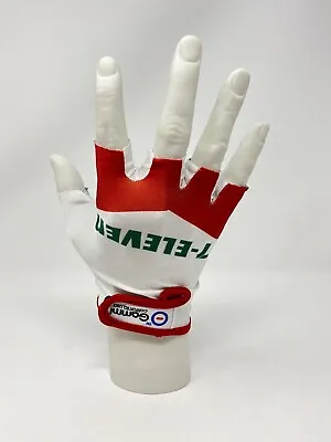 Team Replica Cycling Gloves 1984 7-Eleven Retro Vintage Cycling Gloves • $35