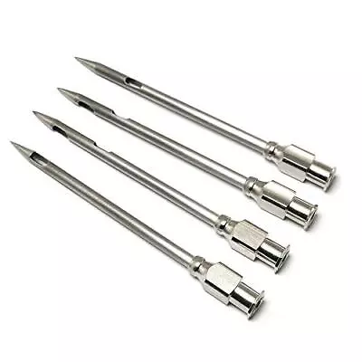 4pcs Injector Needle For Barbecue Stainless Steel Marinade Meat Injector Needle • $14.72