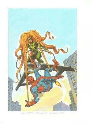 MEDUSA V SPIDER-MAN Art PRINT Jean Frisano A 1974 Marvel / Editions Semic France • $30.79