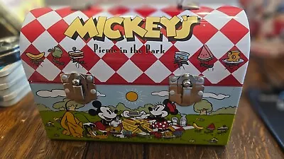 Mickey's Picnic In The Park Lunchbox Tin • $22.99