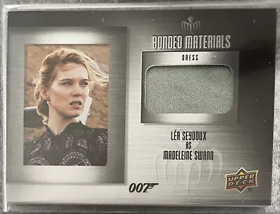 James Bond Lea Seydoux RARE VARIATION DRESS CREASE Relic Costume Card BM-18 • £37.95