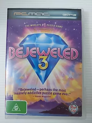 Bejeweled 3  Windows PC & Mac CD Game Pop Cap The World's #1 Puzzle  Game • $17.77