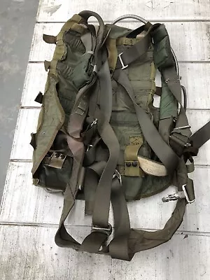 Vintage Parachute Container Pack 56J6231 Harness Pioneer Quick Fit  Apr 1966 Med • $165