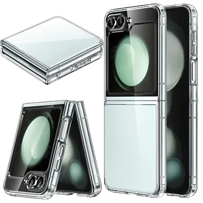$10.99 • Buy For Samsung Galaxy Z Flip 5 Clear Case Shockproof Transparent Protective Cover