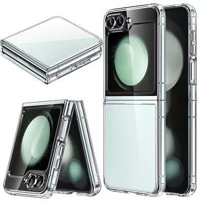 For Samsung Galaxy Z Flip 5 Clear Case Shockproof Transparent Protective Cover • $10.99