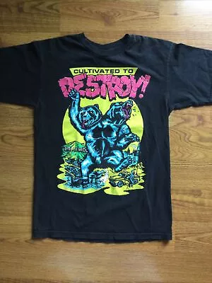 Mishka NYC T Shirt MNWKA X Primitive Cultivated To Destroy Bear Graphic Small • $20