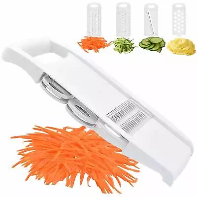 Grater Set 5 Function Manual Vegetable Slicer Food Potato Fruit Cutter Mandoline • $9.99