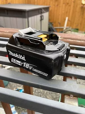 Genuine Makita BL1850B 5Ah Li-Ion 18V Tool Battery - Black • £30