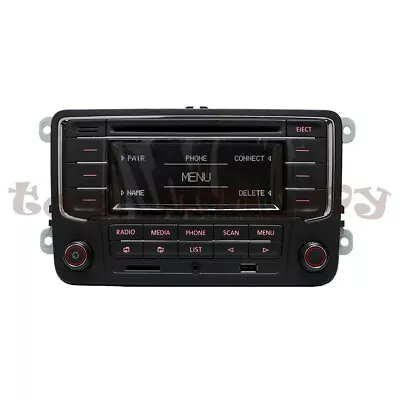 Car Radio RCN 210 USB AUX CD SD MP3 Bluetooth For Passat B5 Golf MK4 Jetta MK4 • $116.01