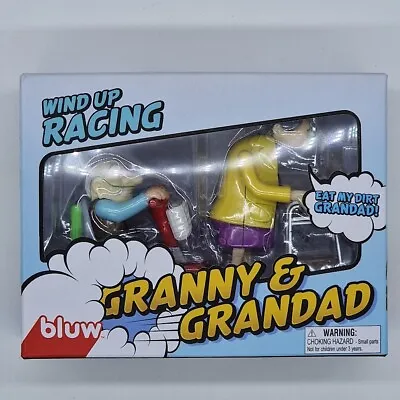 Wind Up Racing Granny And Grandad Toy Great Fun Gift And Novelty Joke Set • £12.25