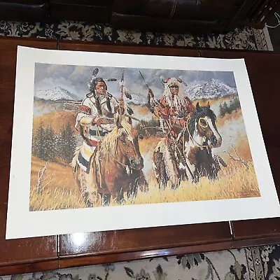 Michael Gentry  Guardians Of The Plains  SIGNED Artist Proof  PRINT • $150