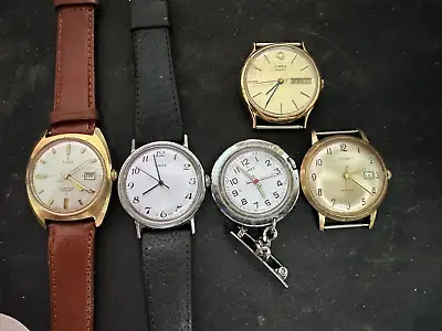 6 X Vintage Timex Automatic Wristwatch Watch For Parts • $150