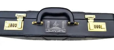 Masonic Briefcase Id Plate Plaque Personalised Regalia With A Free Keyring • £6.99