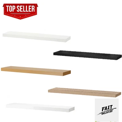 £20.99 • Buy IKEA Wall Shelf LACK Floating Wall Storage Display Home Office Shelf 110x26cm