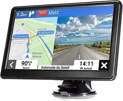 2024 Newest Car GPS Navigator 7-Inch Touch Screen Real Voice Prompts Turn Direct • $88.99