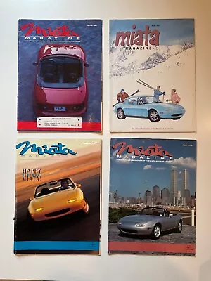 Miata Club Magazine Bundle 1989-90 (4 Magazines) • $30