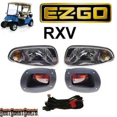 EZGO RXV Golf Cart BASIC LIGHT KIT HeadLight & Taillight Kit • $65