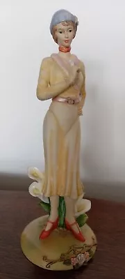 1996 The LEONARDO COLLECTION   Spring Time  Lady Figurine Ornament 9 / 23cm Tall • £15