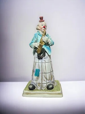 Waco Melody In Motion Saxophone Clown Hand Painted Porcelain DOES NOT WORK • $9.99