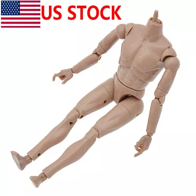 1/6 Scale Action Figure Male Nude Muscular Body Toy Action Figures Cosplay Parts • $9.99