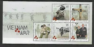 2016 Vietnam War Mini Sheet Complete MUH As Purchased At Post Office MNH • $8
