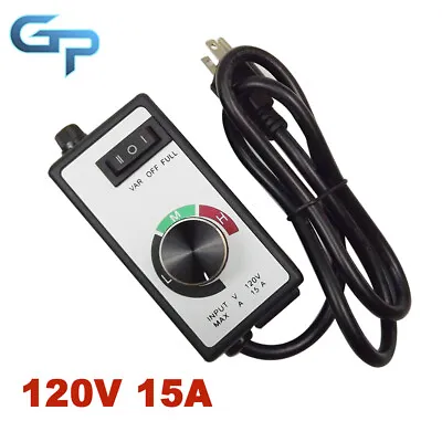 15A Speed Controller For Router Fan Variable  Electric Motor Rheostat AC 120V • $16.43