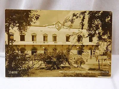 Vintage RPPC Paladio Municipal Matamoros Tamps Real Photo Postcard P27 • $5.49