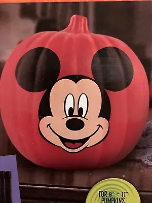 Mickey Mouse Pumpkin Painting Kit Stencils  Paint & Brushes Halloween Party • $4.99