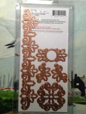 £6.50 • Buy Spellbinders - Holly  Accents Die Set  - Vgc -largest Die Is  Big - 22 Cm Long