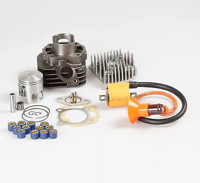 70cc Racing Cylinder Kit For Minarelli 2 Stroke Adly 50  Eton Dinli 50 Cc ATV • $139