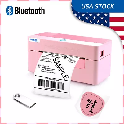 VRETTI Bluetooth Thermal Shipping Label Printer UPSUSPSeBay • $59.34