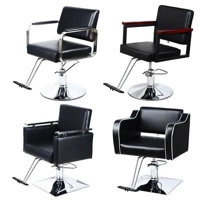 Salon Barber Chair 360° Swivel Seat With Footrest Tattoo Hairdressing Chair NEW • £49.99