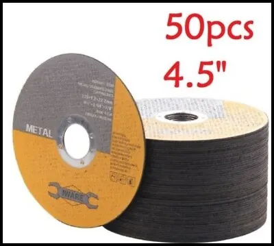 50 X METAL CUTTING DISKS SLITTING DISCS 115MM 4.5 INCH X 1.2mm X 22.2mm Thin • £14.49