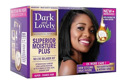 Dark And Lovely No-Lye Hair Relaxer Kit Super FREE UK POSTAGE !!!! • £9.97