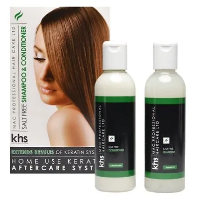 Keratin Hair System Salt Free Shampoo & Conditioner 2 X 200ml • £19.99