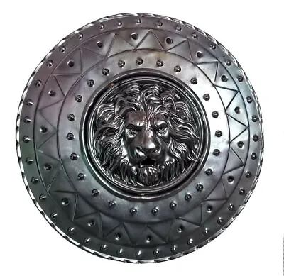 £54.91 • Buy Medieval Shield Lion Legion Shield Templar Viking Norman Knight Iron Shield