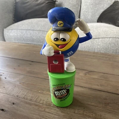£7.99 • Buy M&M’s Minis Choco Blue Pilot Sweet Chocolate Storage/dispenser - Great Condition