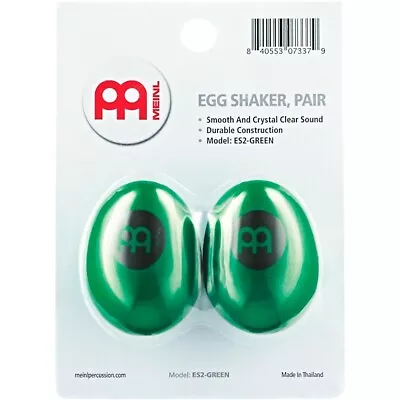 Meinl Egg Shaker (Pair) Green • $5.99